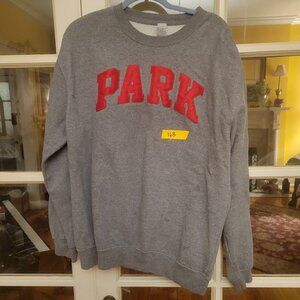 Collegiate style, PARK,  classic, hs sweatshirt